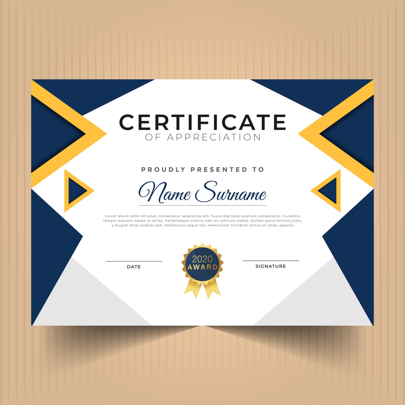 Demo Certificate
